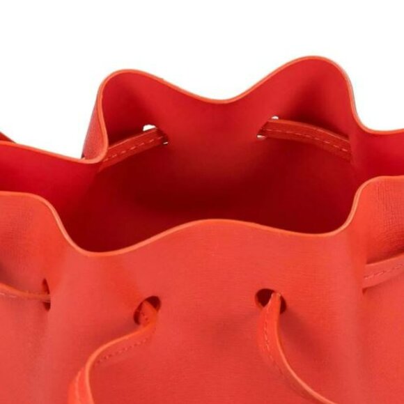 Mansur Gabriel Mini Mini Bucket in Papaya w/ Proof of Purchase - Picture 2 of 11